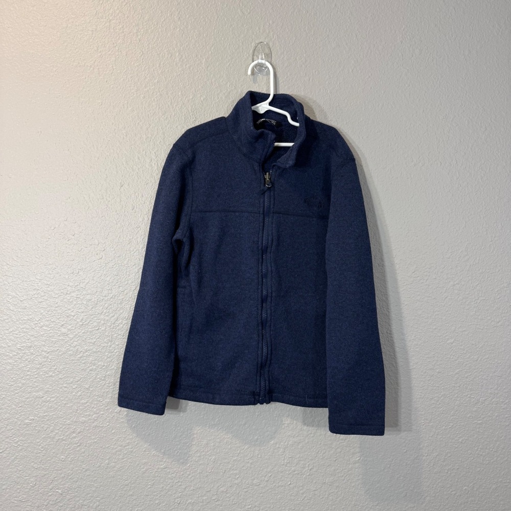 The North Face Boy's Size M Blue Gordon Lyons Sweater Fleece Jacket NF0A3CPW